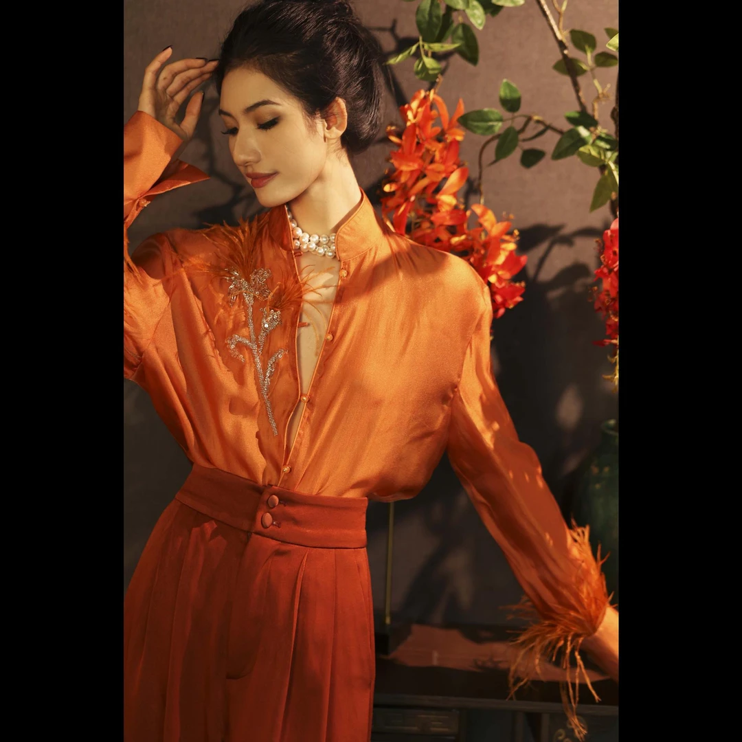 【听风·半日闲】XM轻奢法式气质优雅千金财阀风高级感洋气宽松上衣