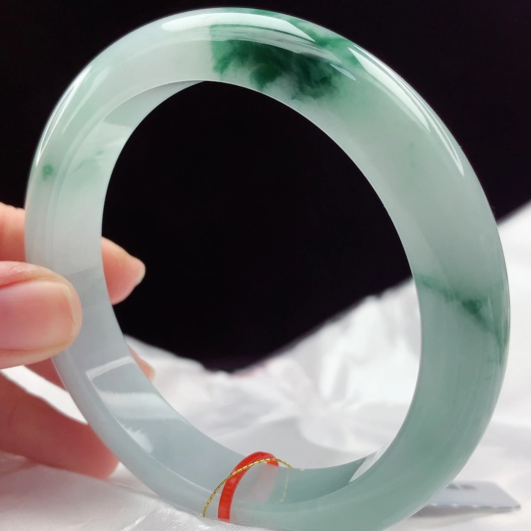 未镶嵌手镯翡翠60圈4616