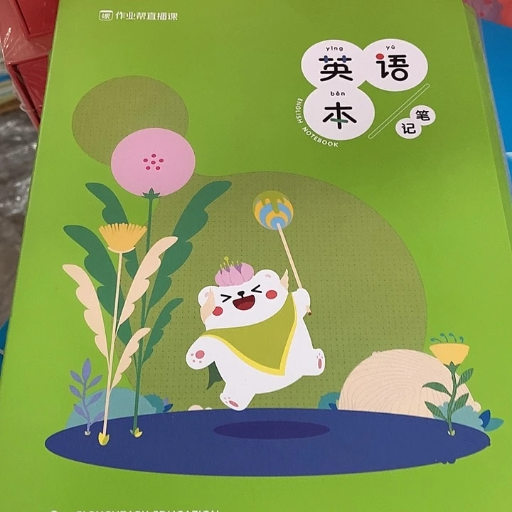 英语笔记本，给发九本。