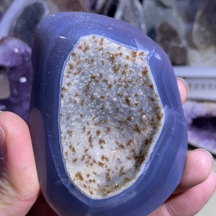 紫晶方解石未镶嵌