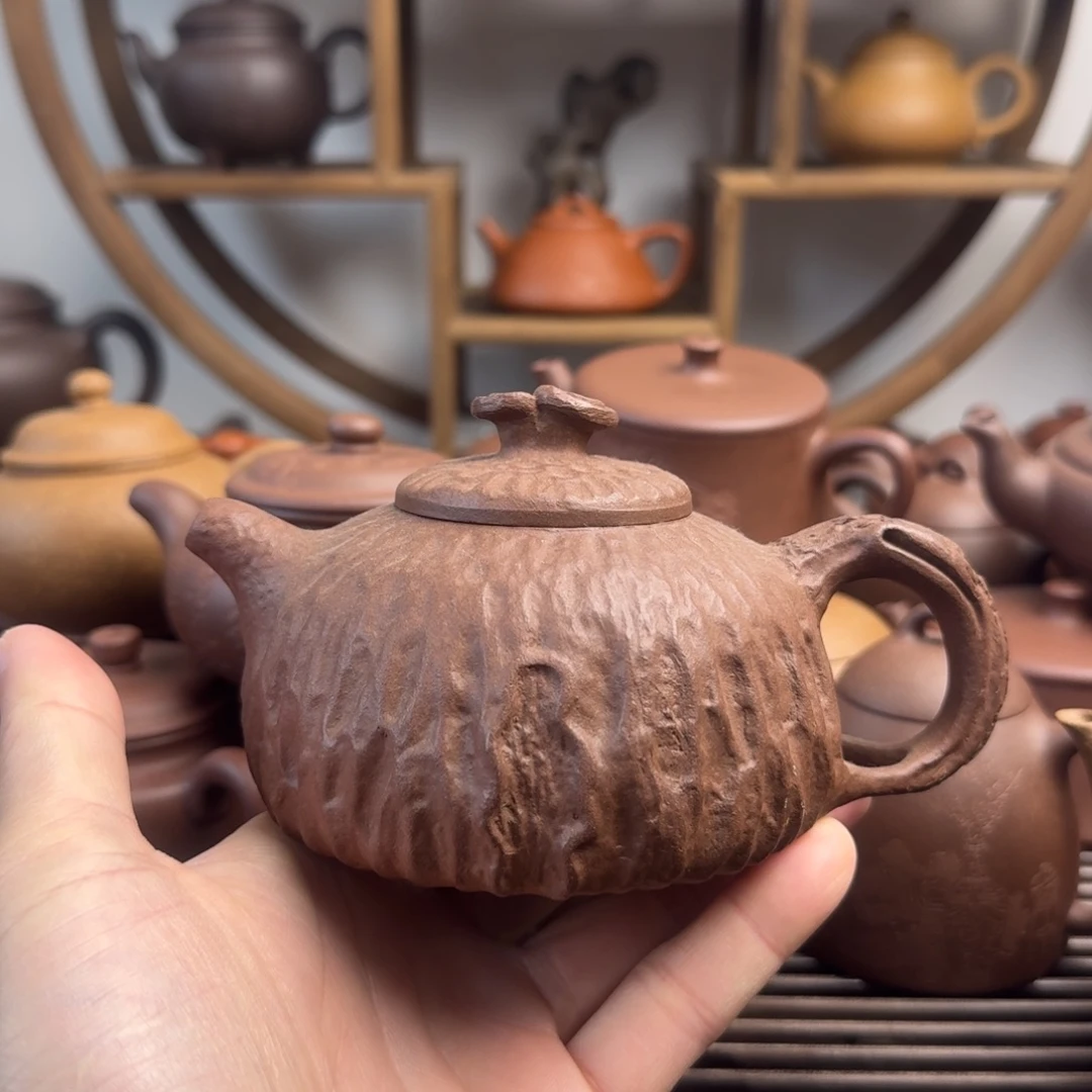 紫砂茶壶供春270cc紫泥