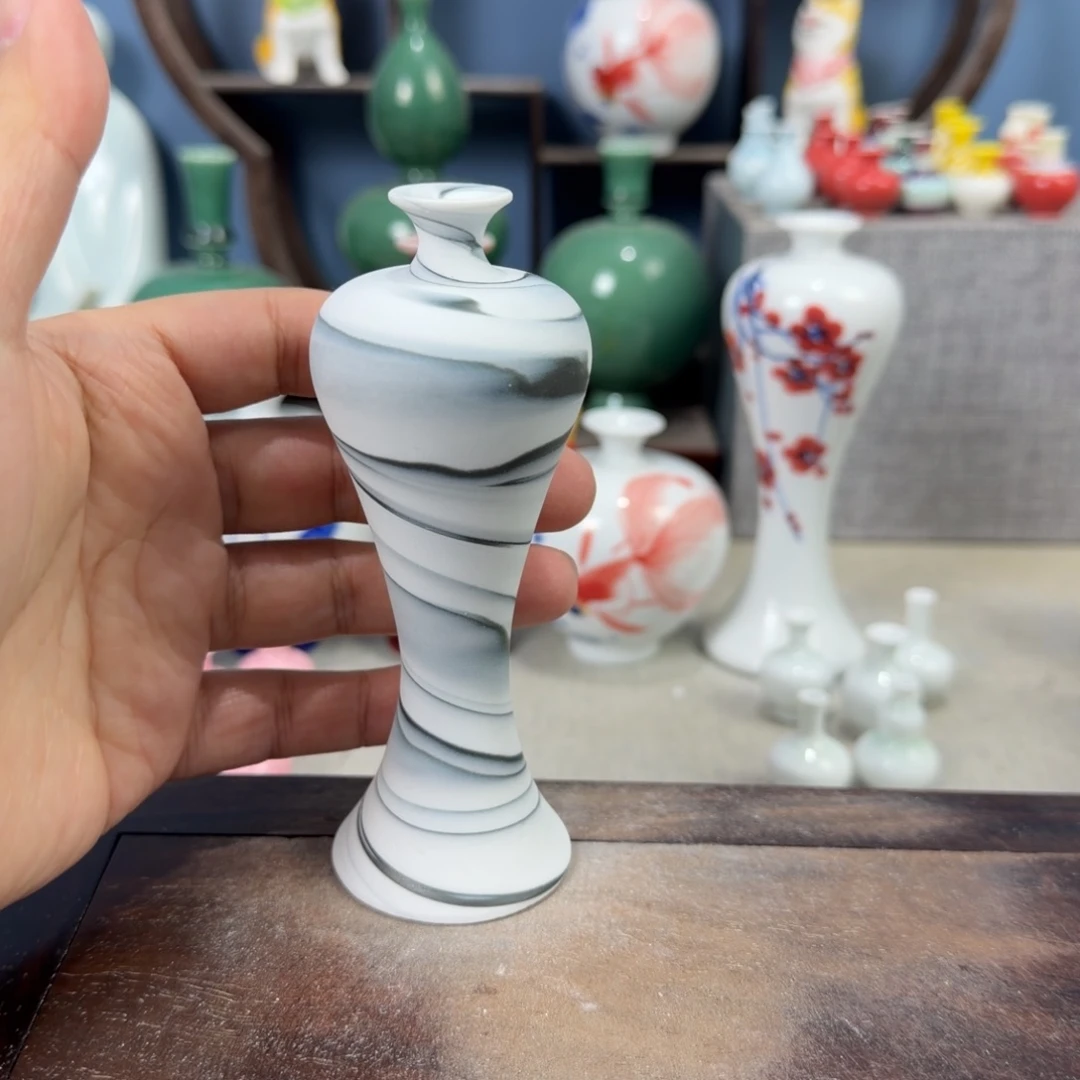 陶瓷手工小花器摆件