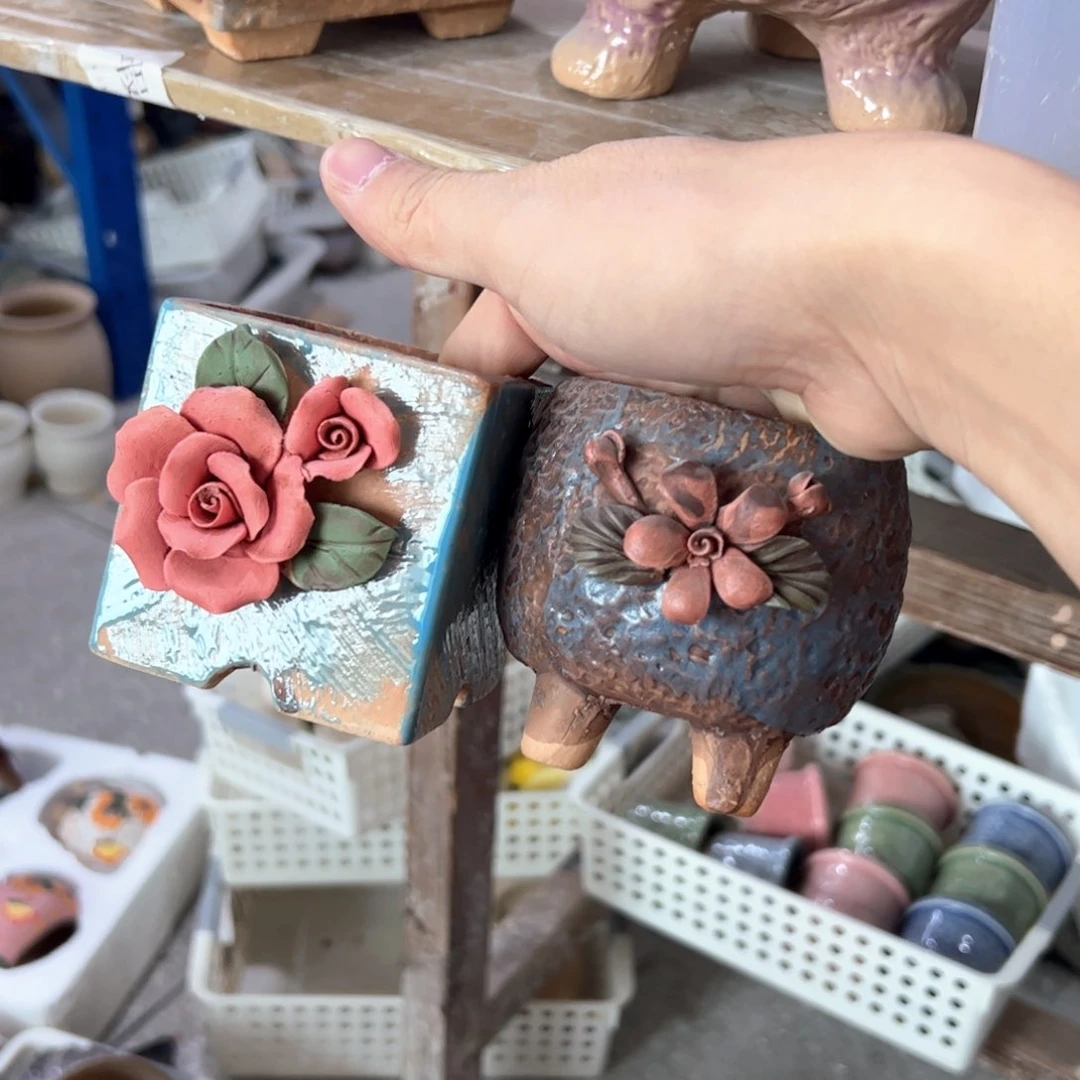 陶瓷多肉小花盆@@