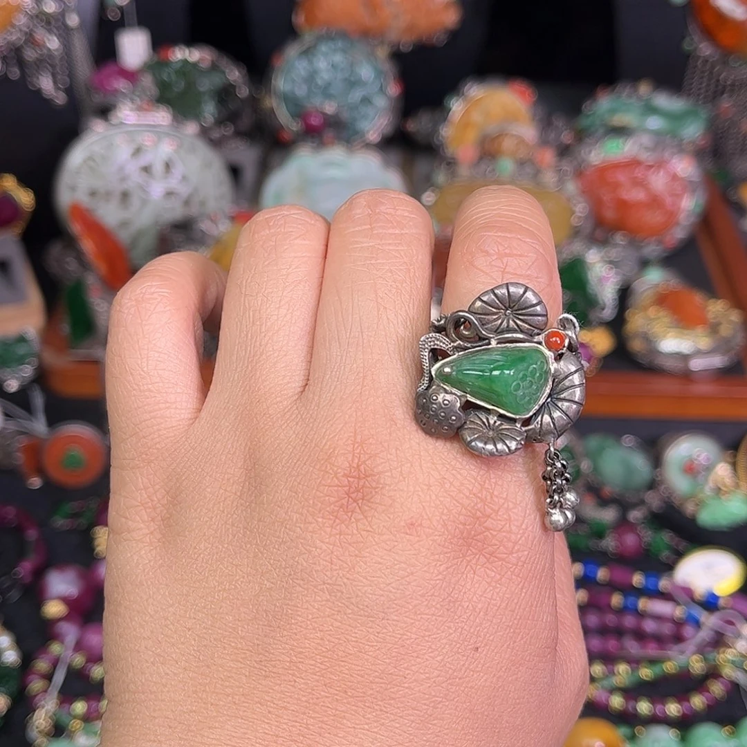 翡翠未镶嵌戒指福利