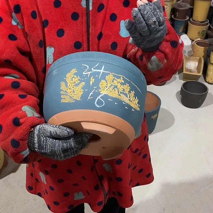 紫砂花盆紫砂花盆