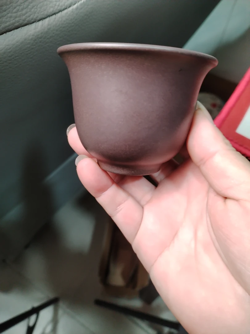 紫砂杯碗 黄龙山紫泥