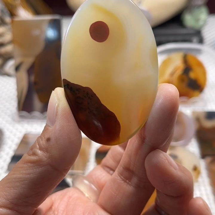 玛瑙/玉髓未镶嵌吊坠(不含链)