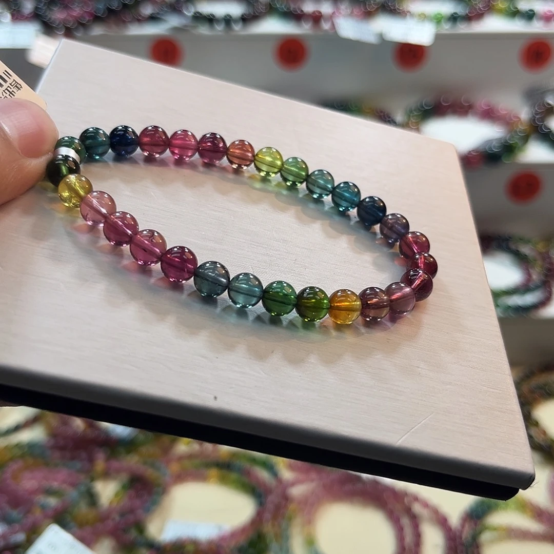 碧玺未镶嵌手链碧玺