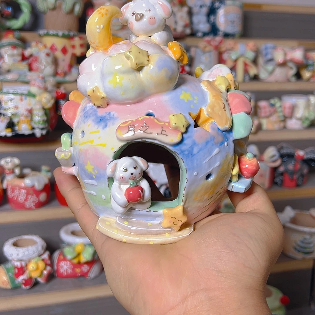 老梧家的手工多肉花盆