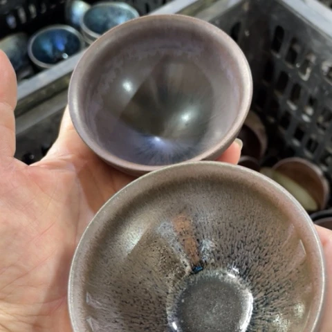 茶盏建阳建盏微瑕柴烧
