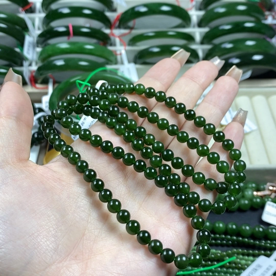 和田玉（碧玉）颈饰未镶嵌6m