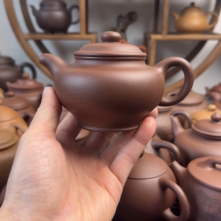 紫砂茶壶掇只250cc台西嫩底槽清