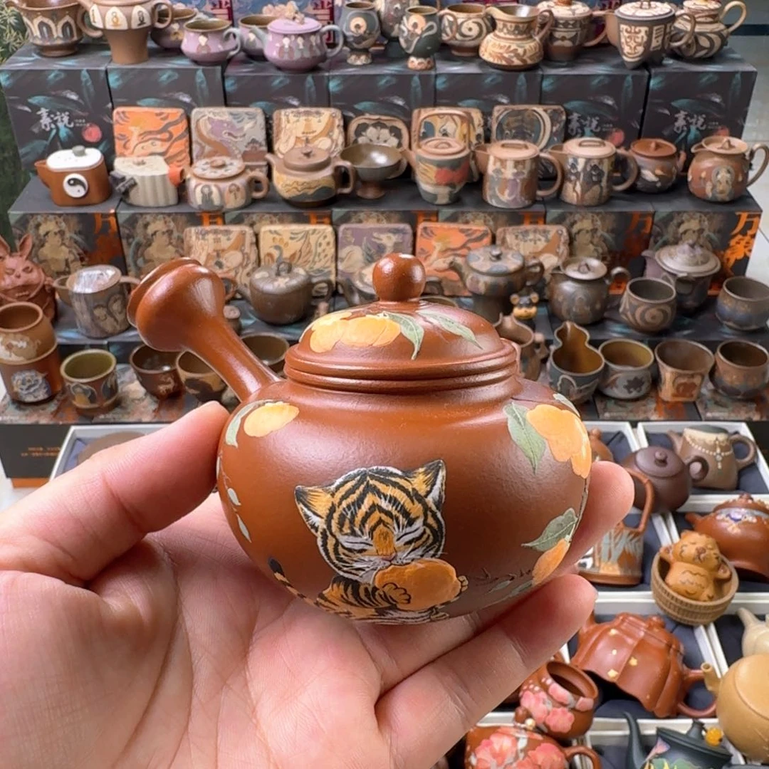 茶壶紫砂145cc一壶一杯