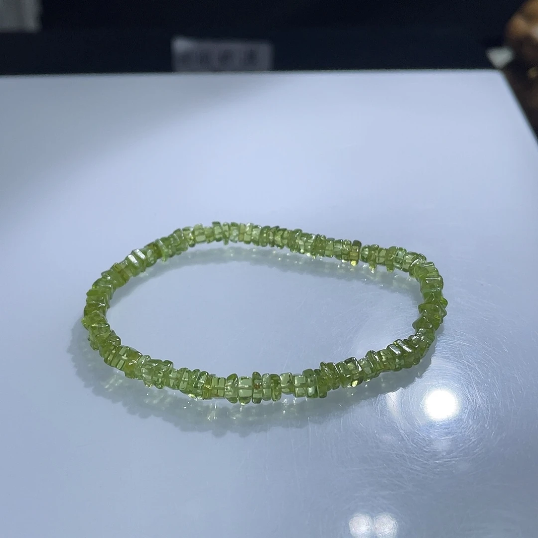 未镶嵌手链水晶橄榄石方块69元