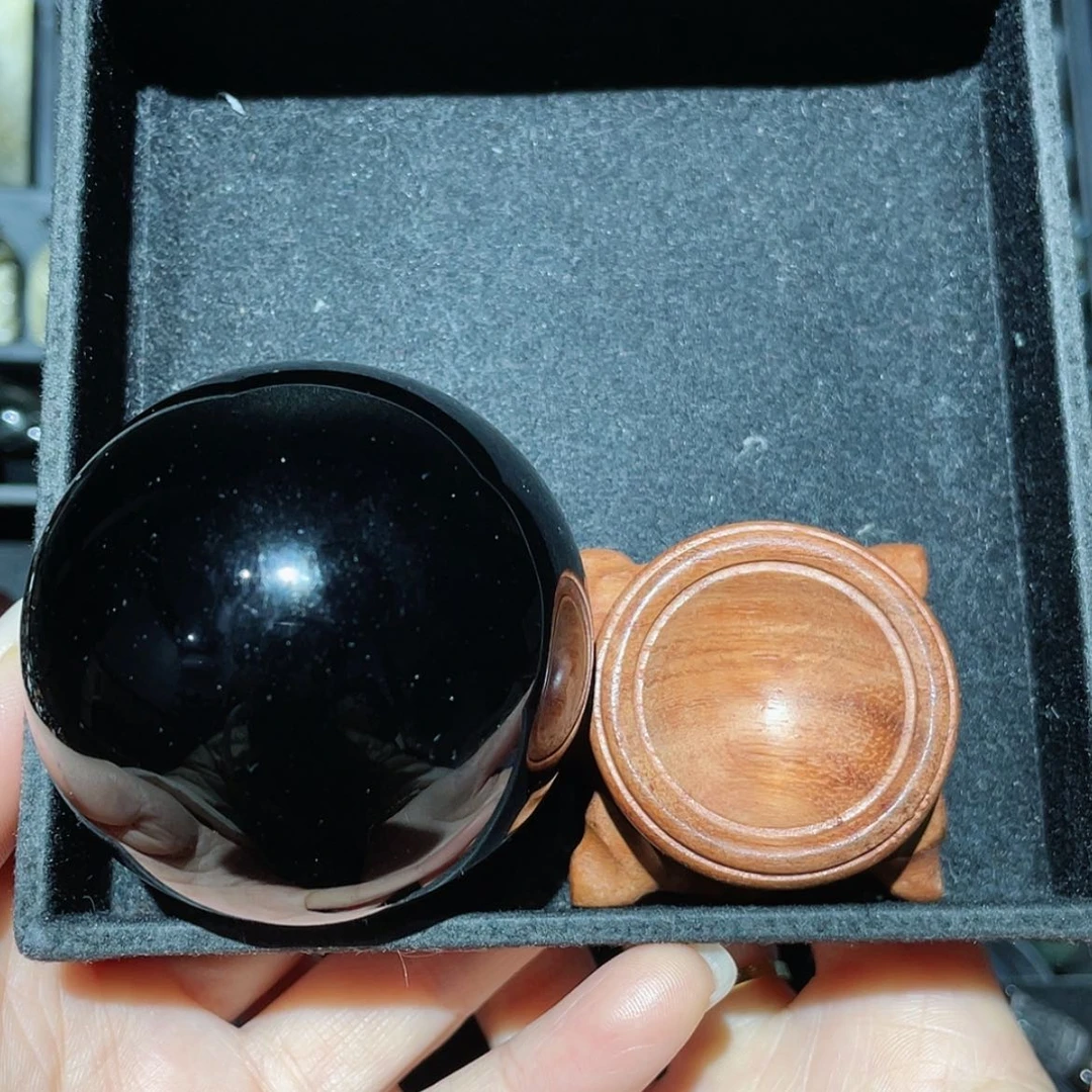 【闪购商品】未镶嵌黑曜岩珠宝奇石芬**华