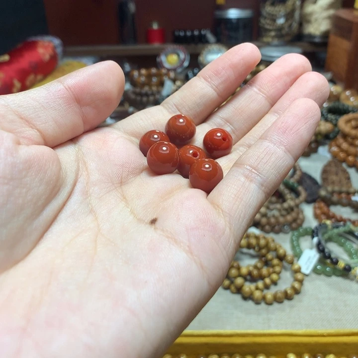 楠木（金丝楠）手串/手链南*、6颗配饰