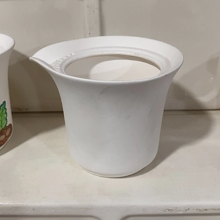 摆件陶盆有孔 微瑕介意勿拍