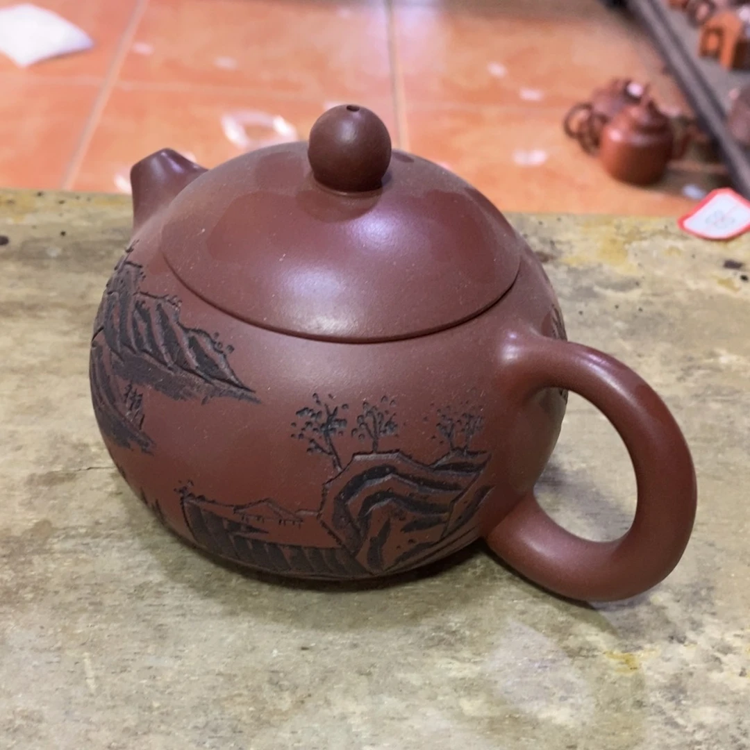 茶壶紫泥原矿手工178
