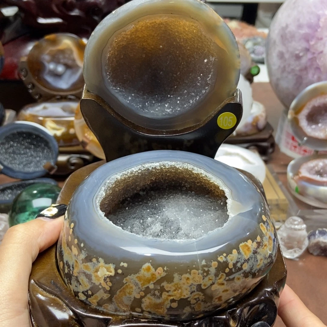 紫晶摆件未镶嵌水晶