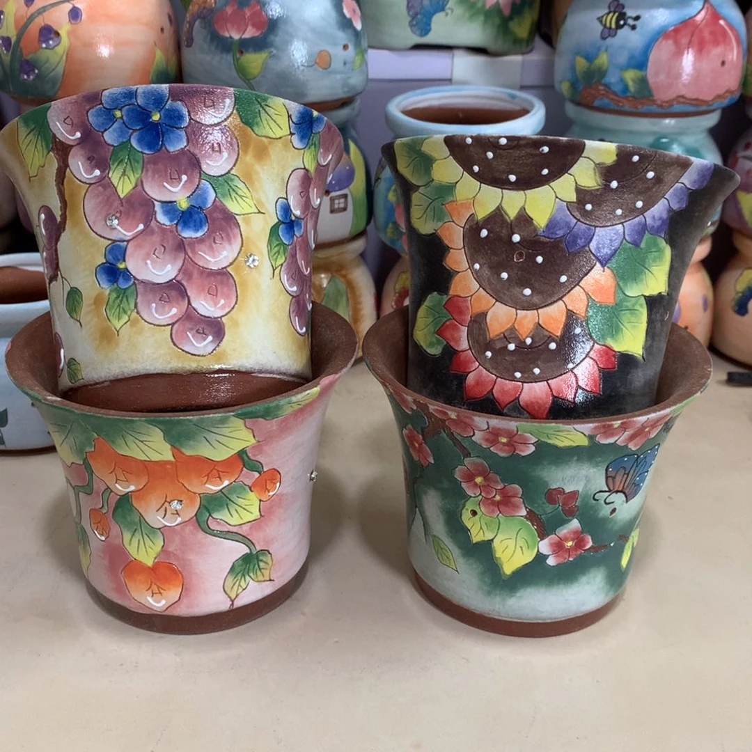 福利正品红陶花盆