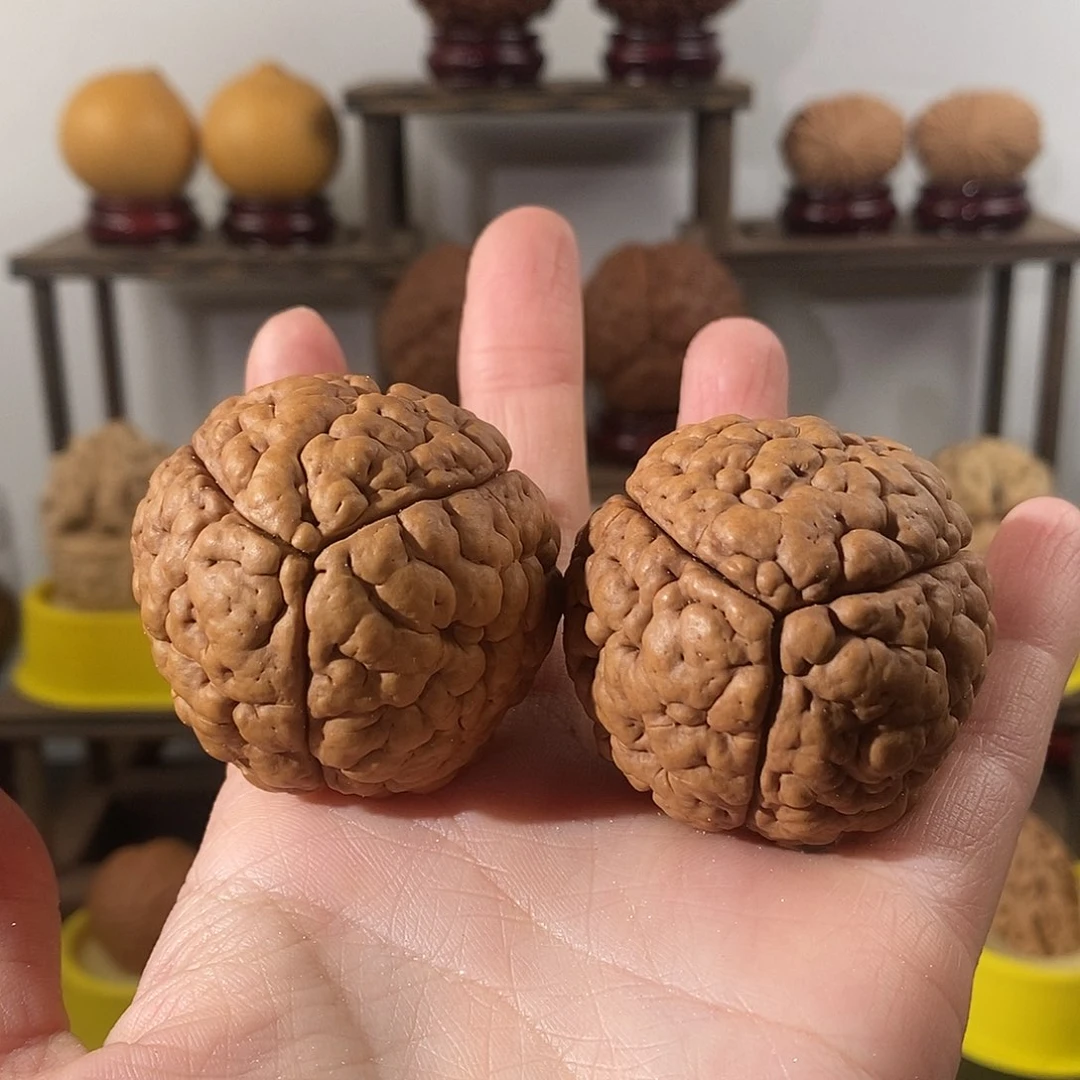 吊坠文玩核桃三瓣脑纹金刚4451