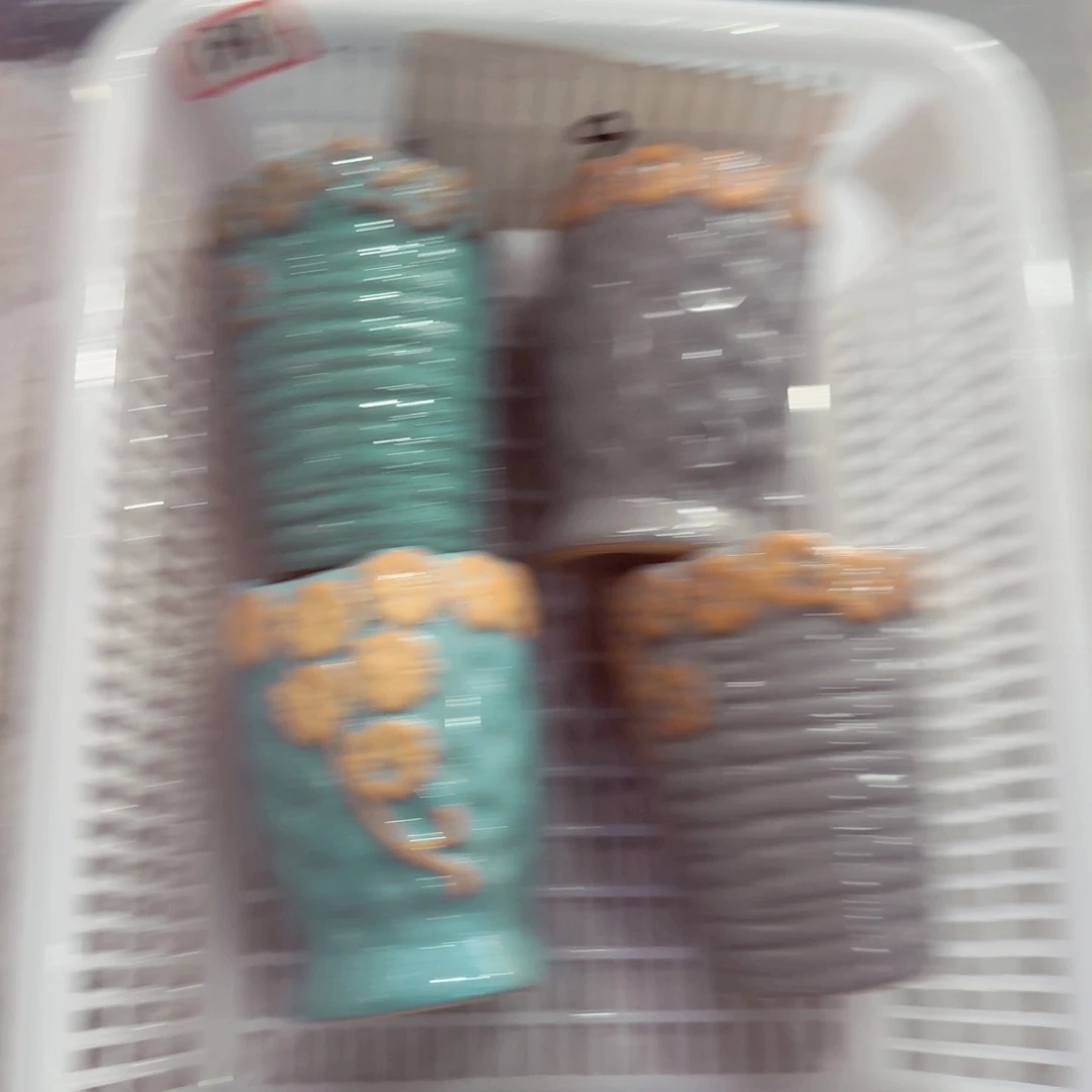 紫砂花盆粗陶绿醋