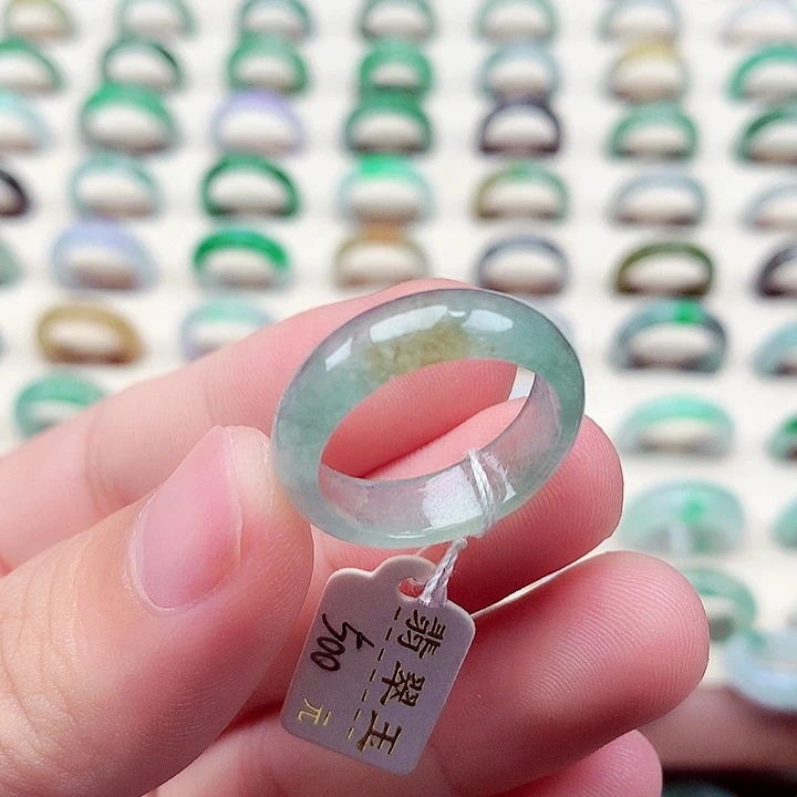未镶嵌戒指翡翠18号