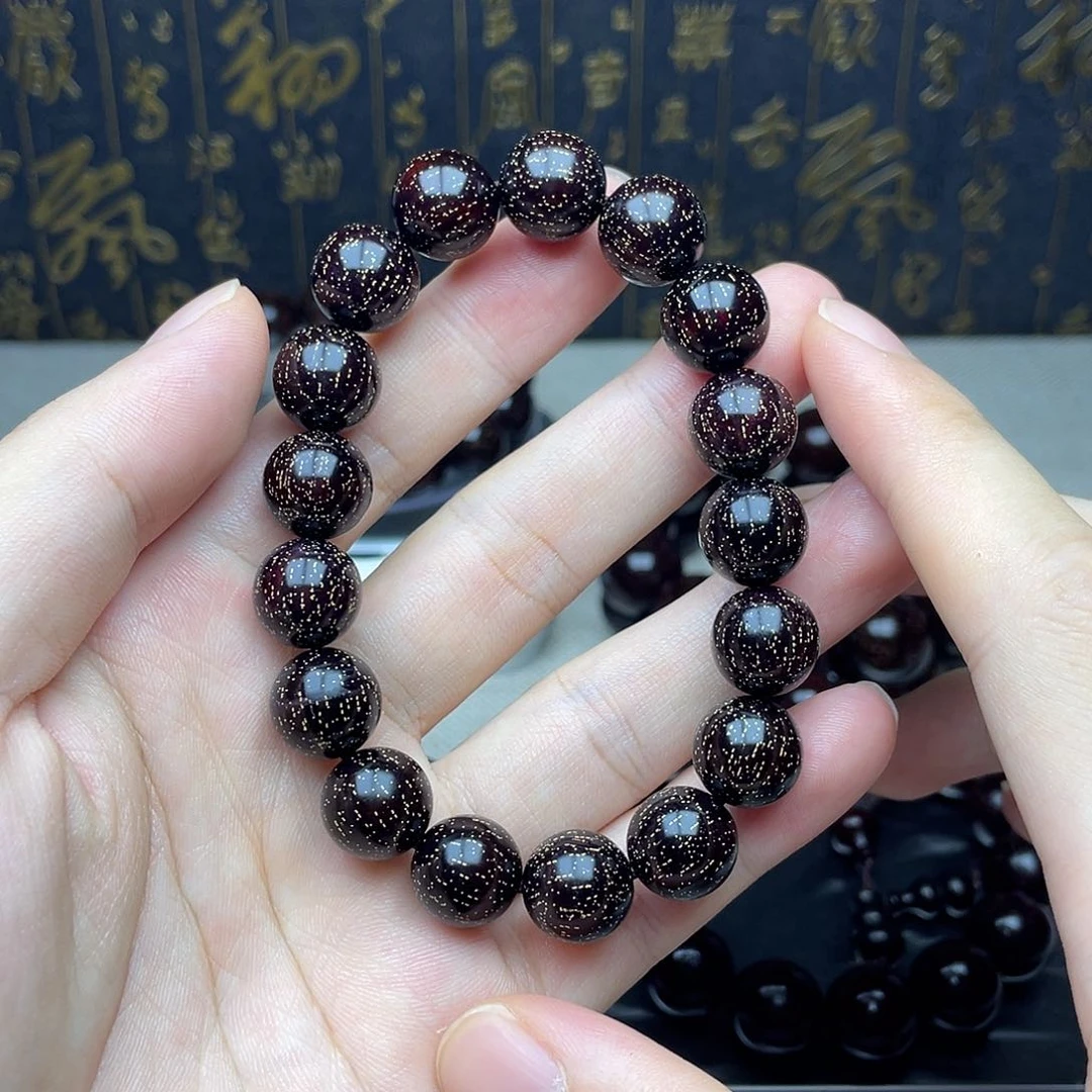 檀香紫檀（小叶紫檀）济**?1.2 17颗 爆满金星