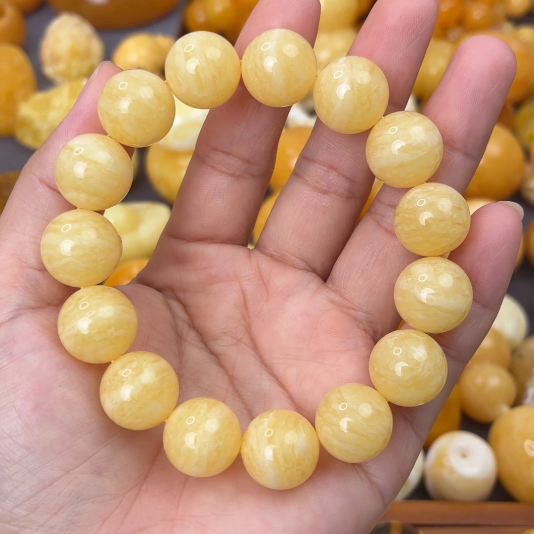 裸石虫珀未镶嵌14千层同料