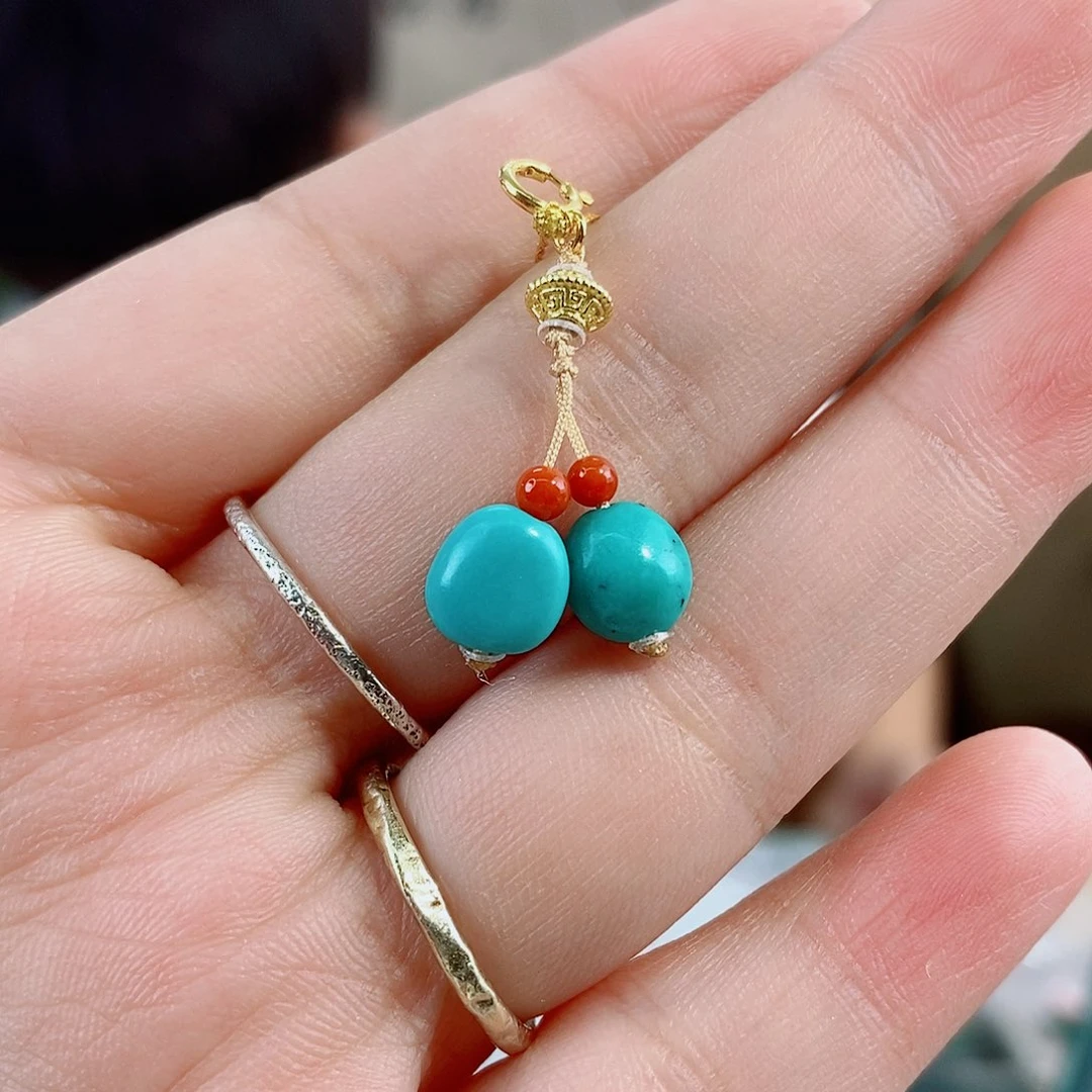 未镶嵌绿松石珠宝奇石