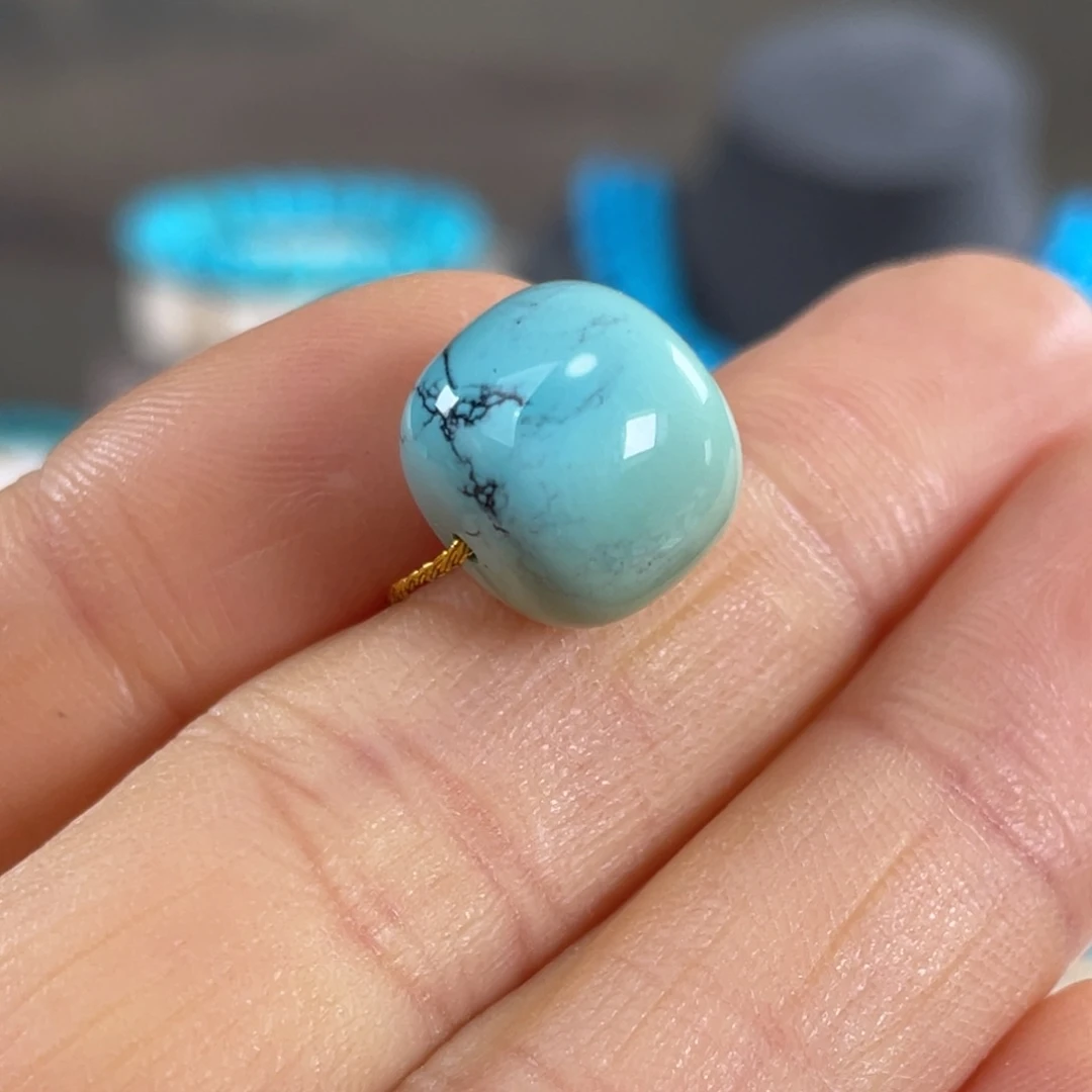 绿松石未镶嵌套链高瓷老型