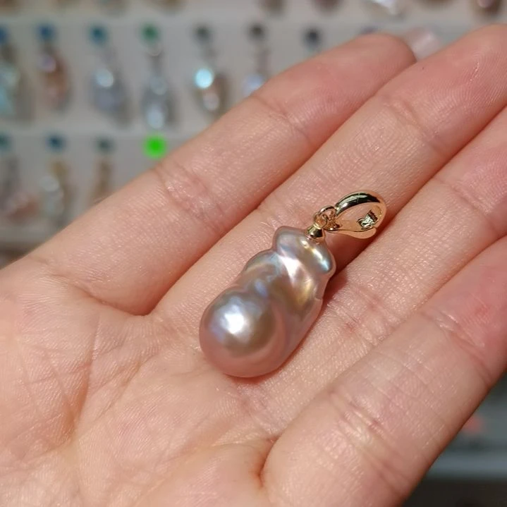 淡水珍珠未镶嵌吊坠(不含链)