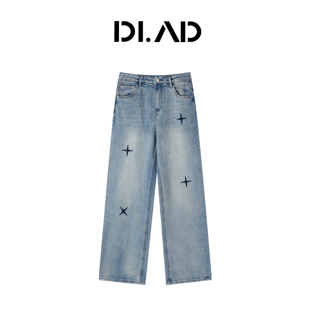 DI.AD 2025春季新品牛仔裤基础款直筒垂感设计师款高腰引领款