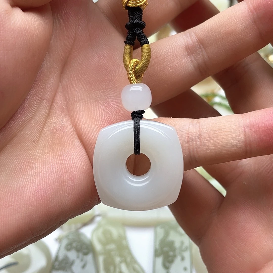 和田玉未镶嵌吊坠(不含链)