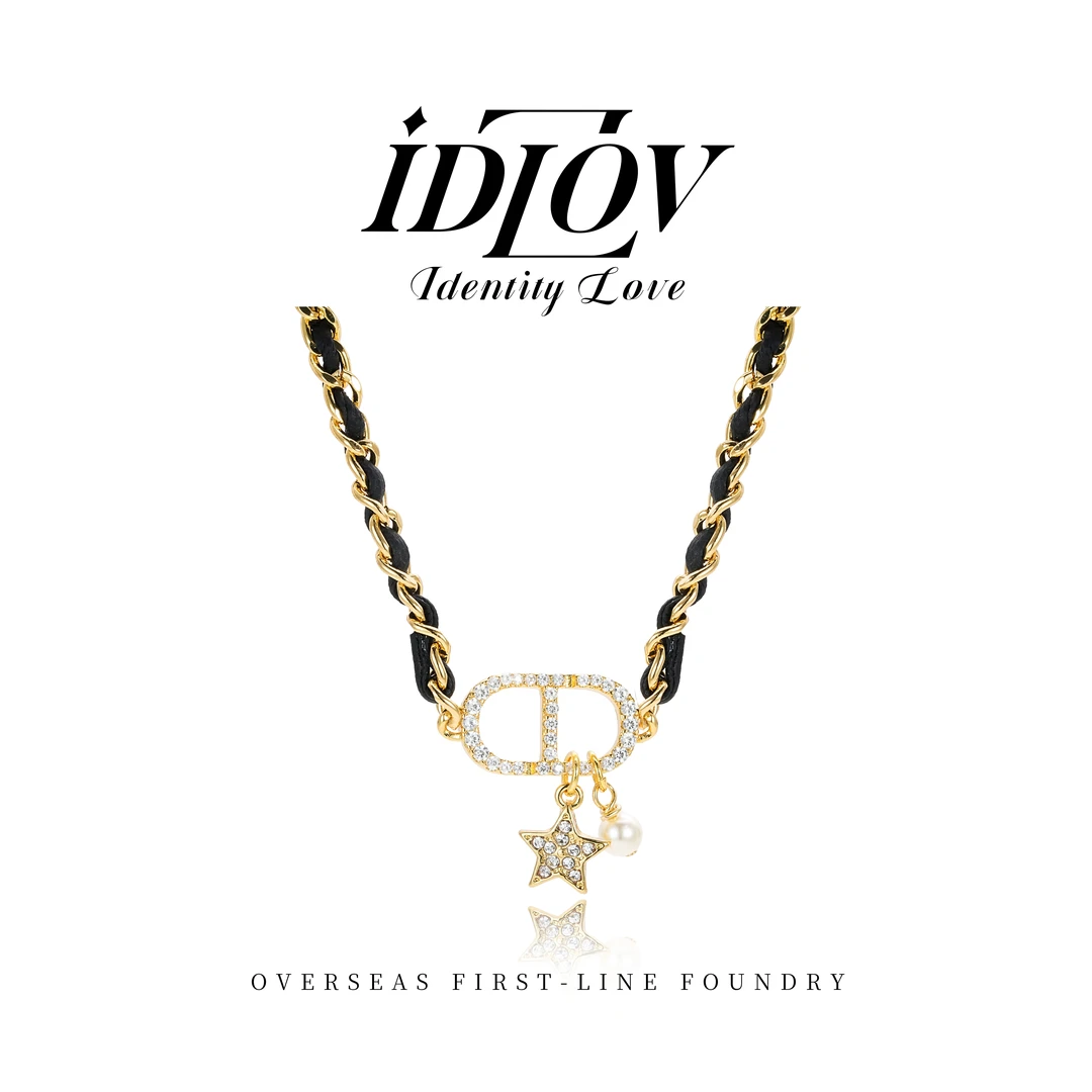 IDLOVE★PARIS高定字母百搭项链 G0478