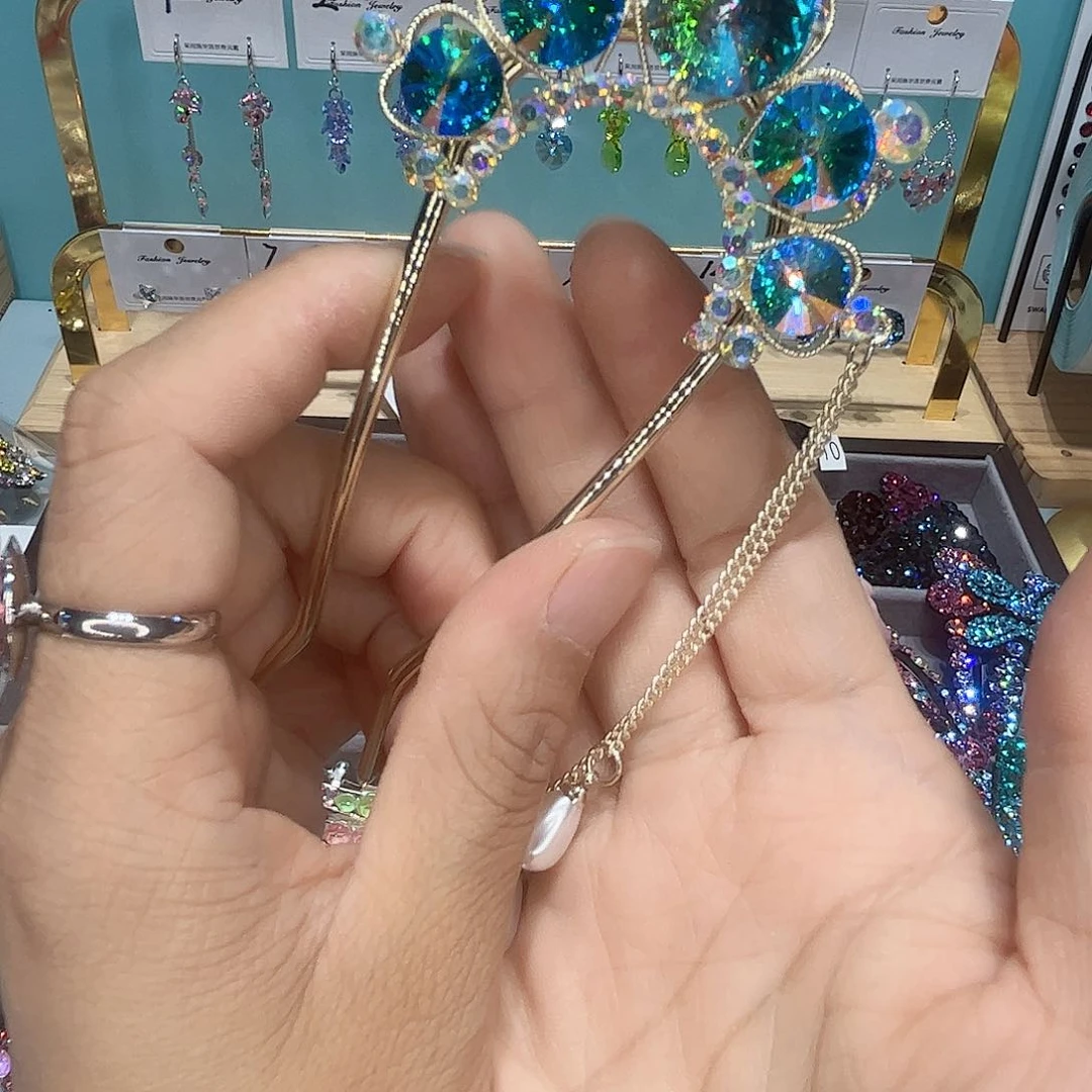 布艺铁合金耳钉和耳钉