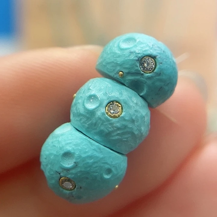 绿松石未镶嵌珠宝奇石