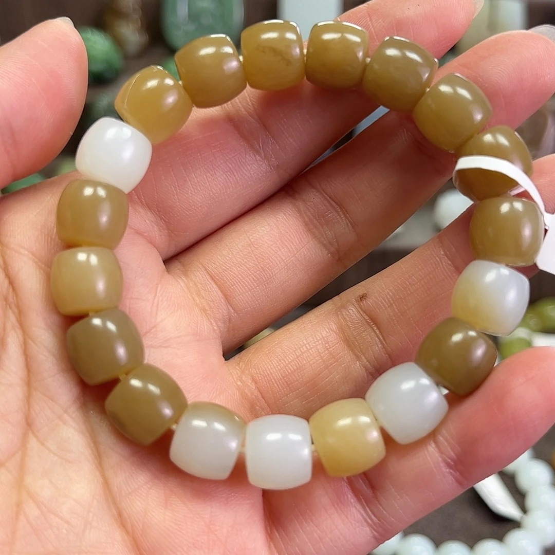 和田玉未镶嵌手串