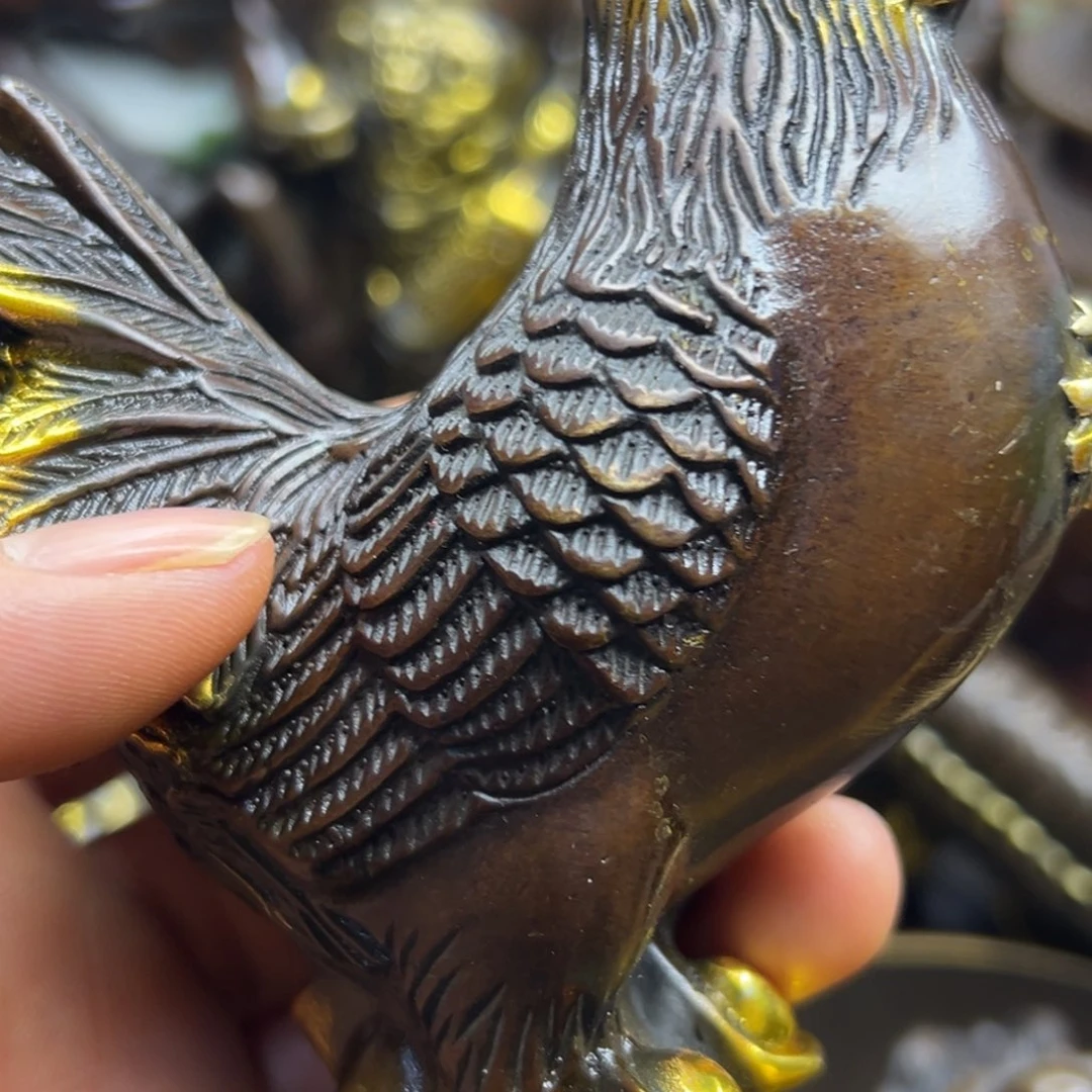 铜摆件欢迎欢迎你