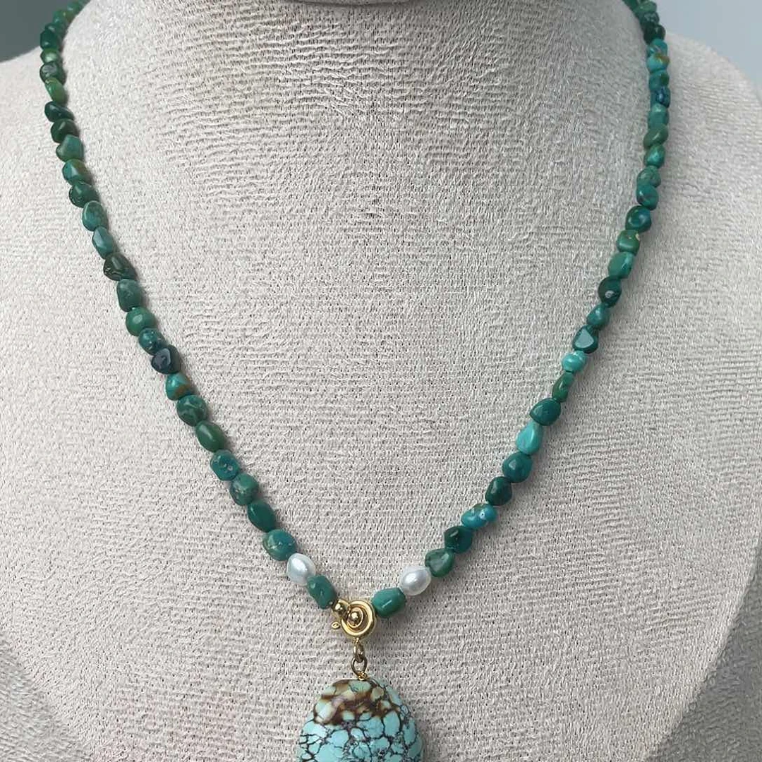 绿松石未镶嵌手串