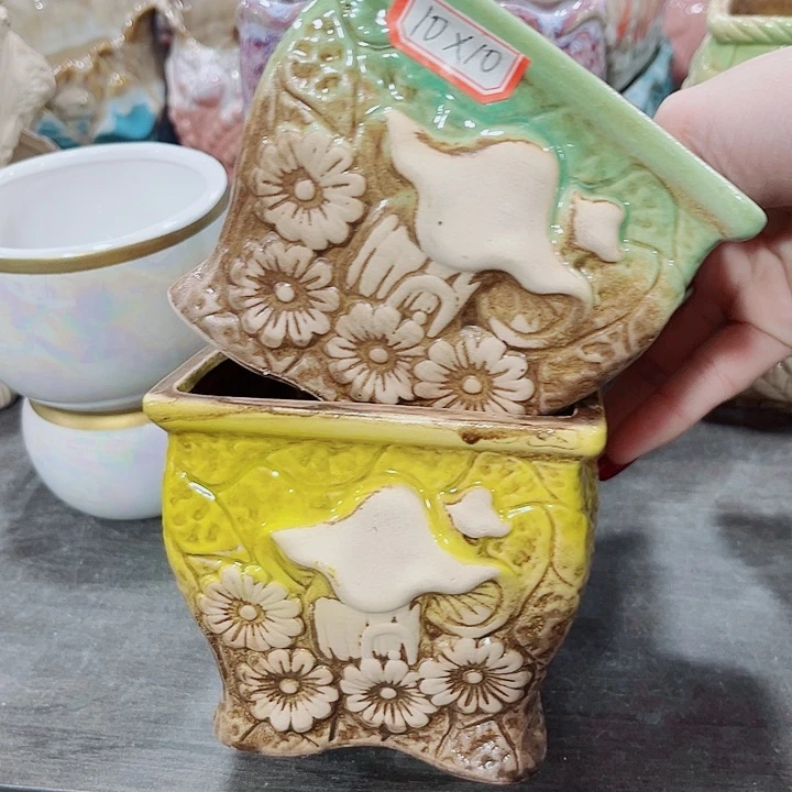 多肉陶瓷花盆满10元包邮