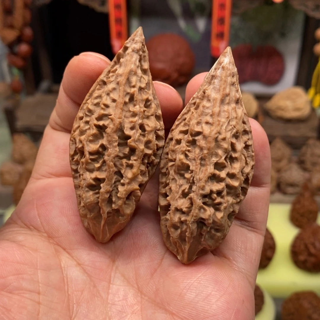 文玩核桃把件柳叶