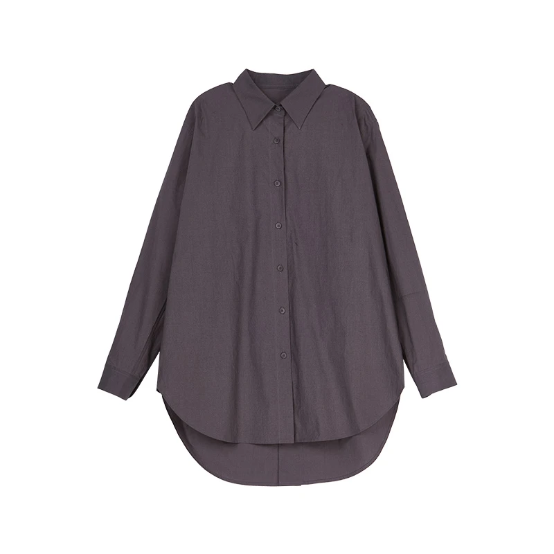 后开叉宽松衬衫TC1S117019