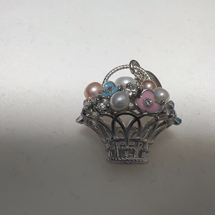 吊坠(不含链)钛钢淡水珍珠