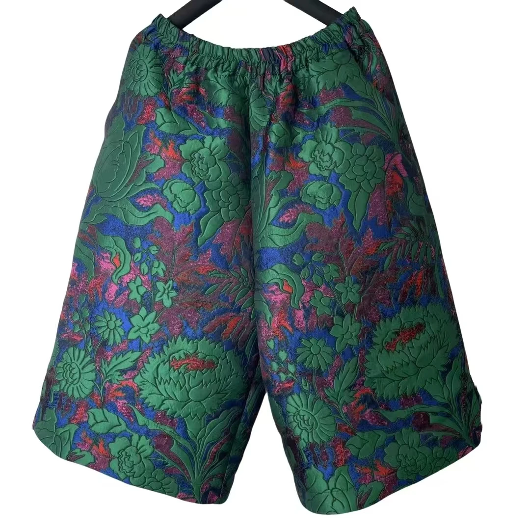 恬小霓（玲玲姐精选）2639/青色/蓝紫粉/七分裤/松紧腰/宽松