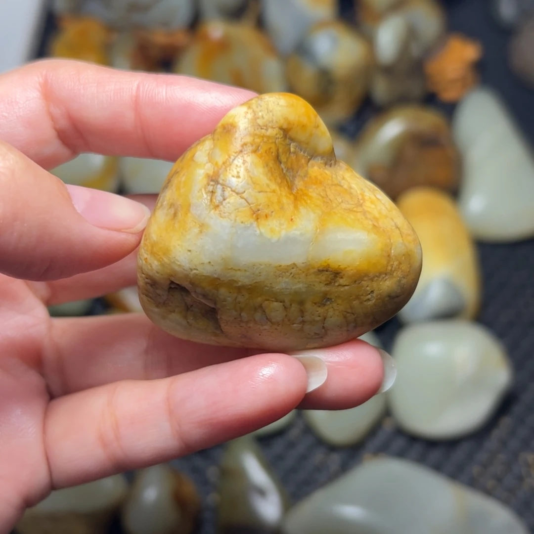 和田玉未镶嵌挂件54