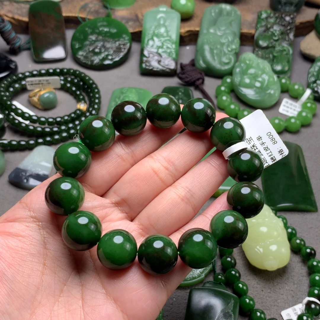 彭***0手串未镶嵌和田玉