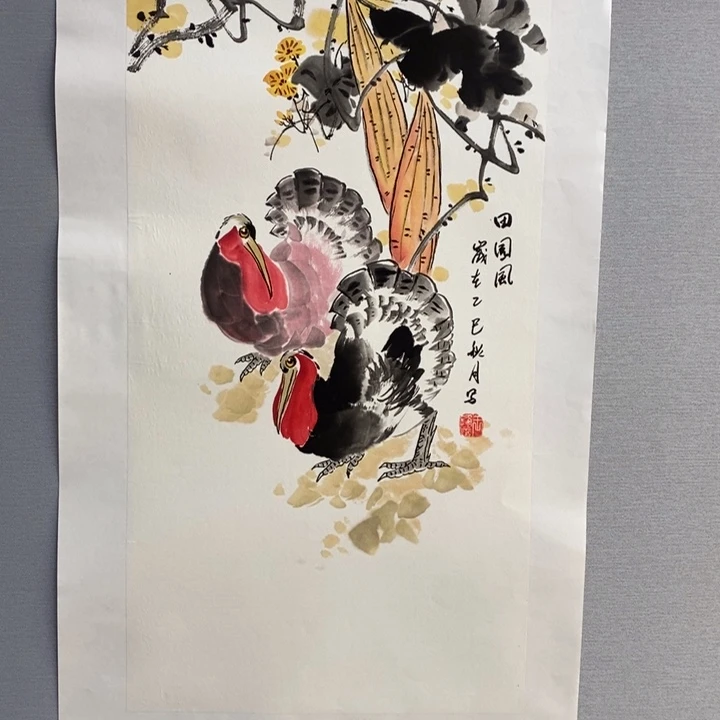 国画亲笔手绘原创