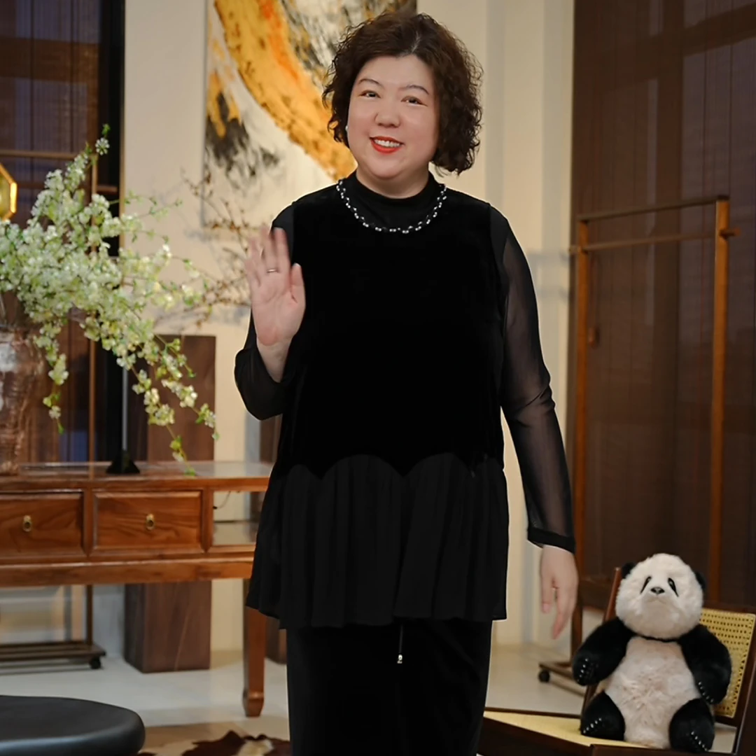金雀绫【芭蕾舞】100桑蚕丝丝绒设计拼接款加宽加大背心SZA2S468