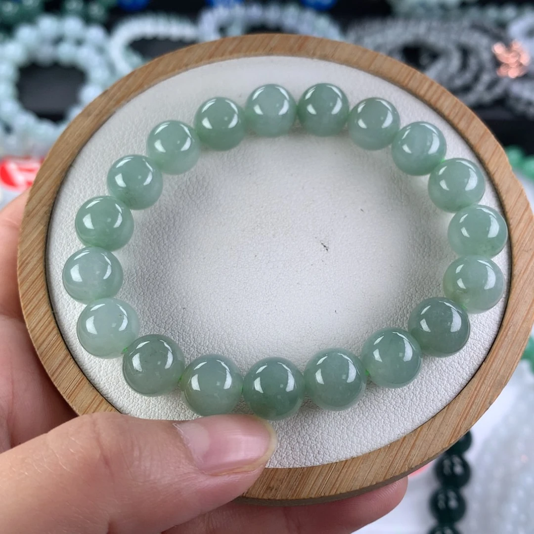 翡翠手链未镶嵌卡10